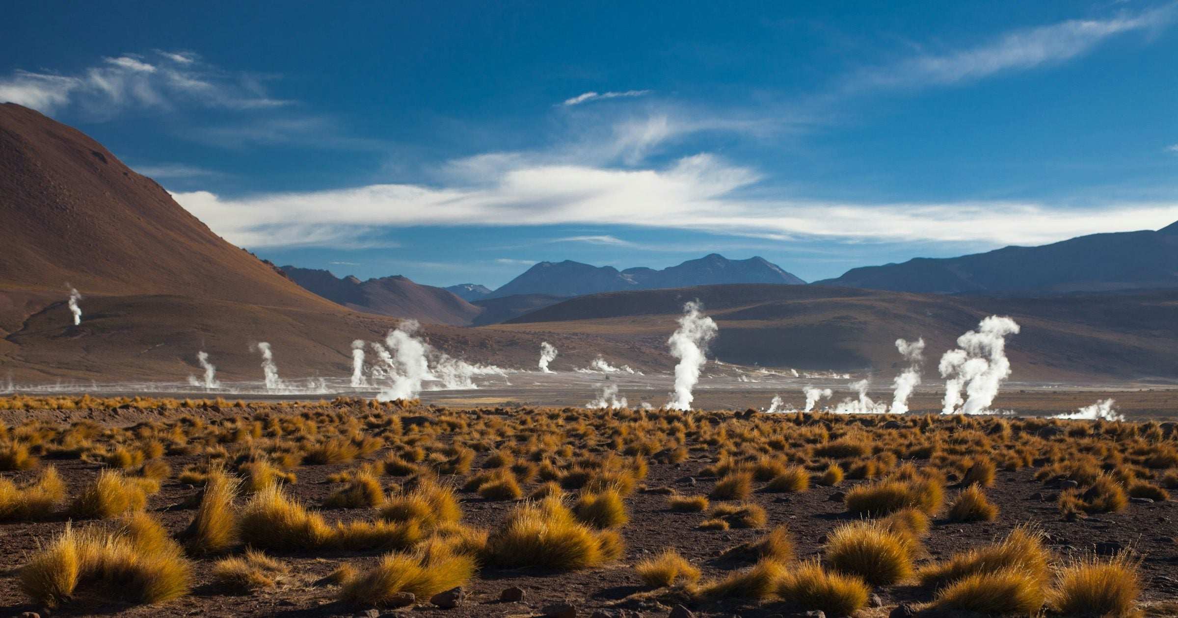 Atacama altiplano geysers and Andean mountains in Chile — a Latin America landscape for comparing eSIM providers across the region.