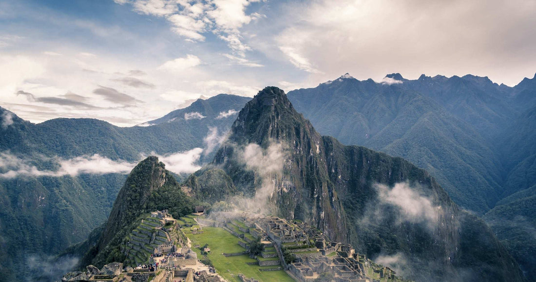 Misty view of Machu Picchu citadel and Huayna Picchu peak in the Peruvian Andes — the iconic destination for travellers staying connected in Peru.