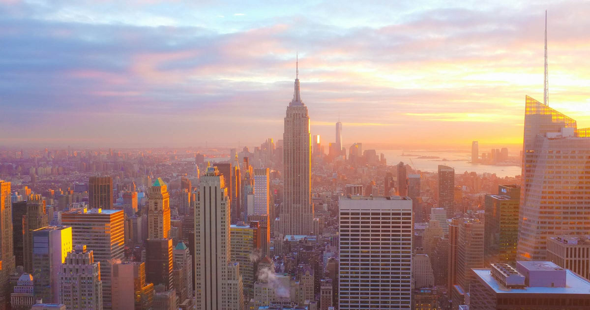 New York City skyline at sunset — a popular USA destination for LATAM travellers visiting the United States