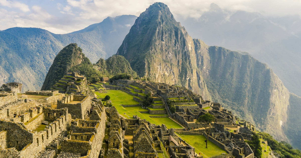 Machu Picchu's ancient citadel in the Andes, Peru