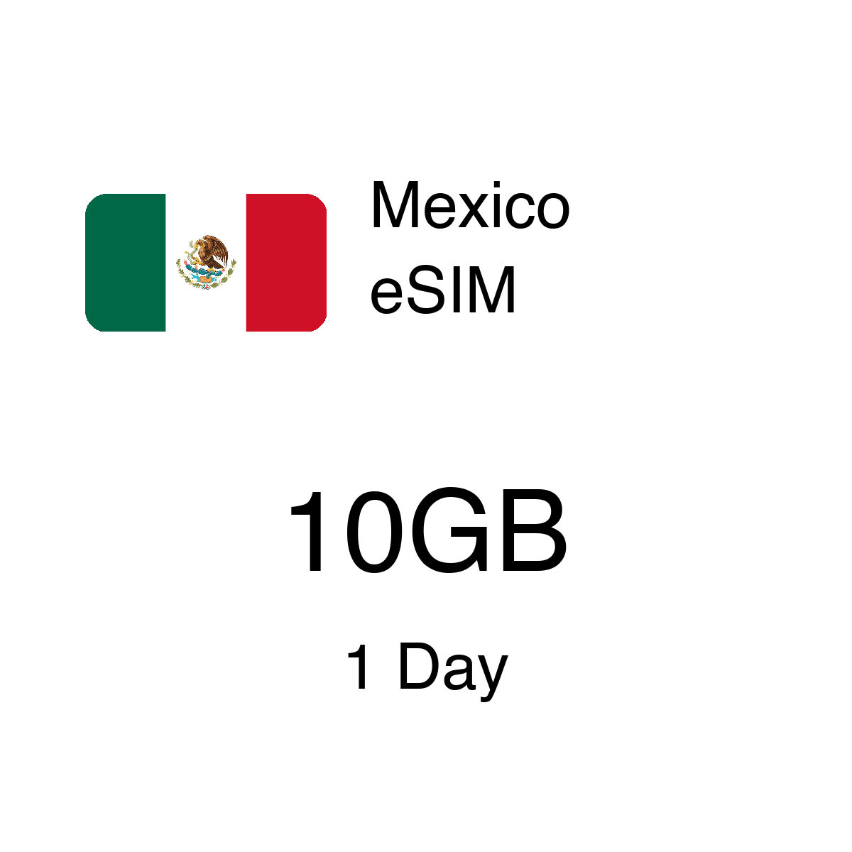 Mexico eSIM - 10GB / 1 Days