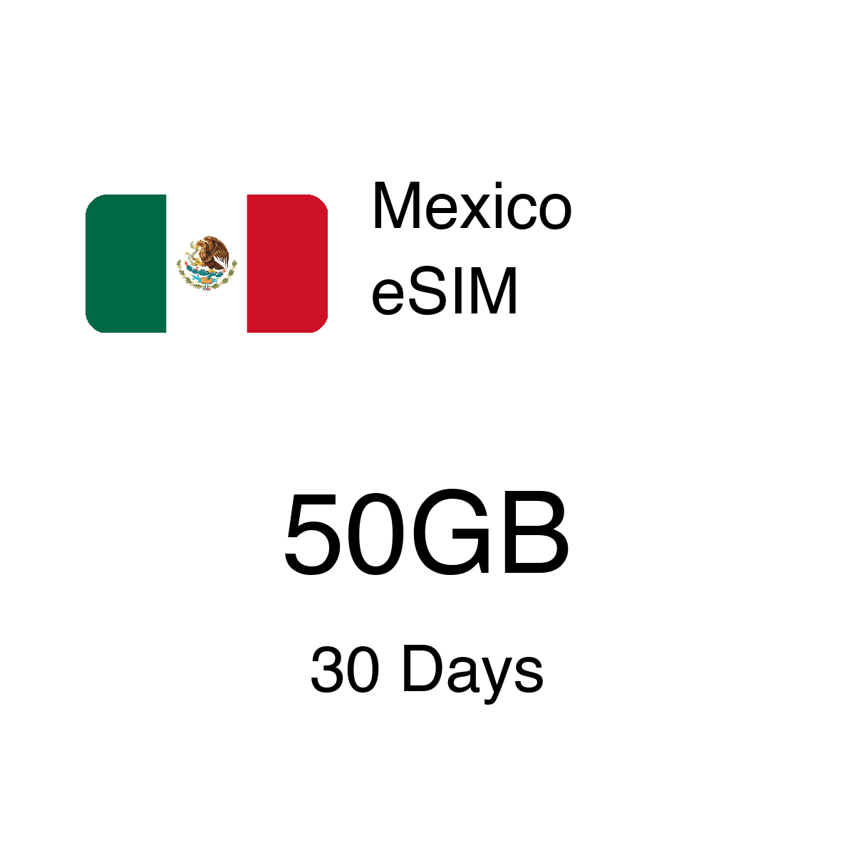 Mexico eSIM - 50GB / 30 Days