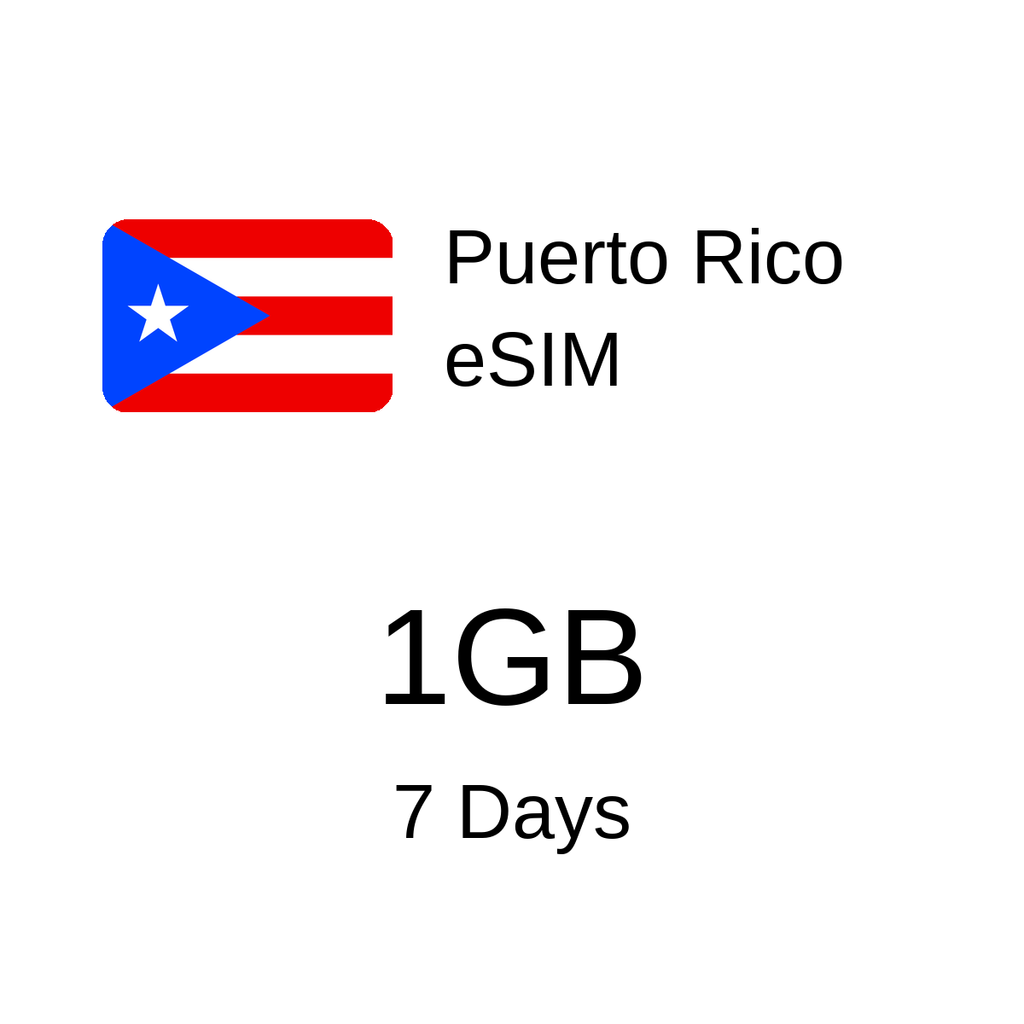 Puerto Rico eSIM product card