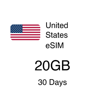 United States eSIM - 20GB / 30 Days
