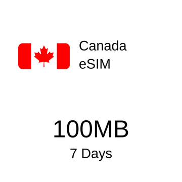 Canada eSIM 100MB 7 Days