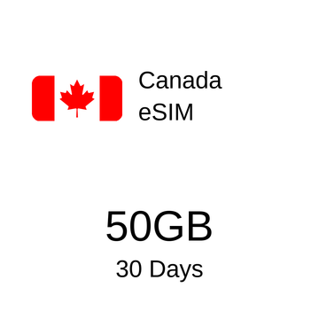 Canada eSIM 50GB 30 Days